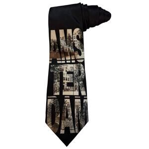 Robin Ruth Amsterdam Vintage Novelty Necktie 100% Silk